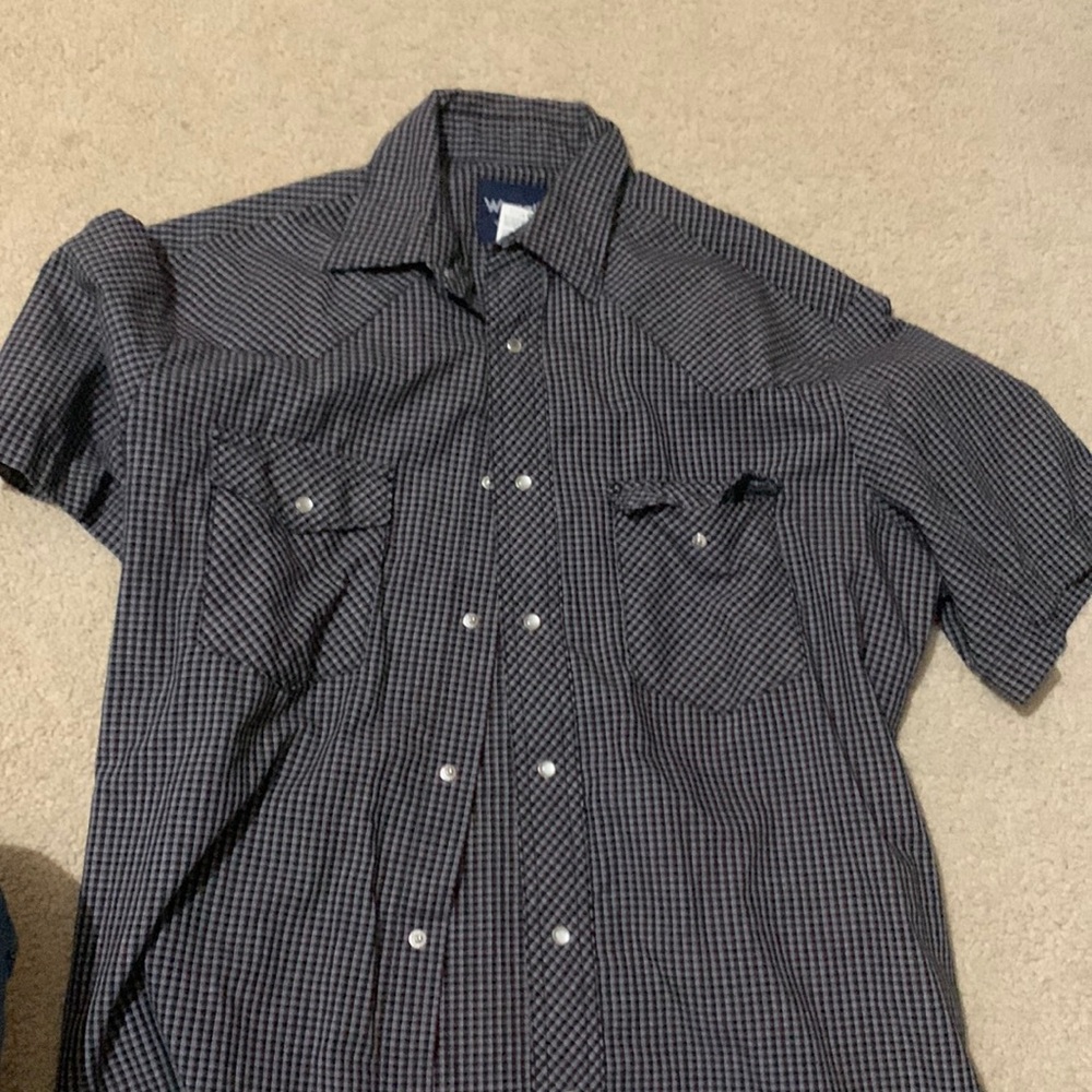 Mens Wrangler Pearl Snap